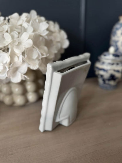 Vintage Small Ceramic Photo Frame – Unique Handcrafted Design