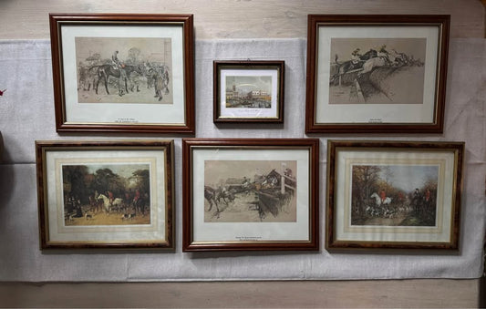 Vintage Victorian Prints Gallery Wall Set ( x 6 )