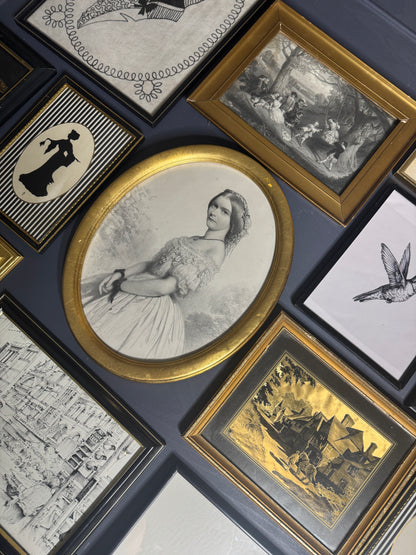 Noir Elegance Collection – Vintage Gallery Wall Set
