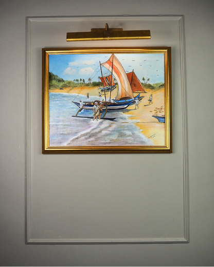 Setting Sails - Original Oil Painting by N.G. Reynolds