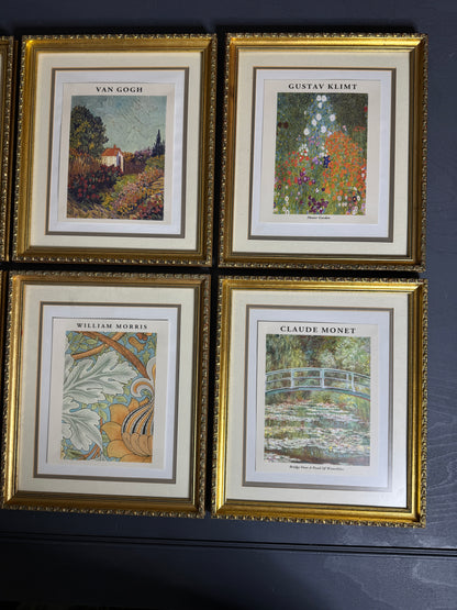 The Gilded Art Dupe Collection-Framed Print Set of Six