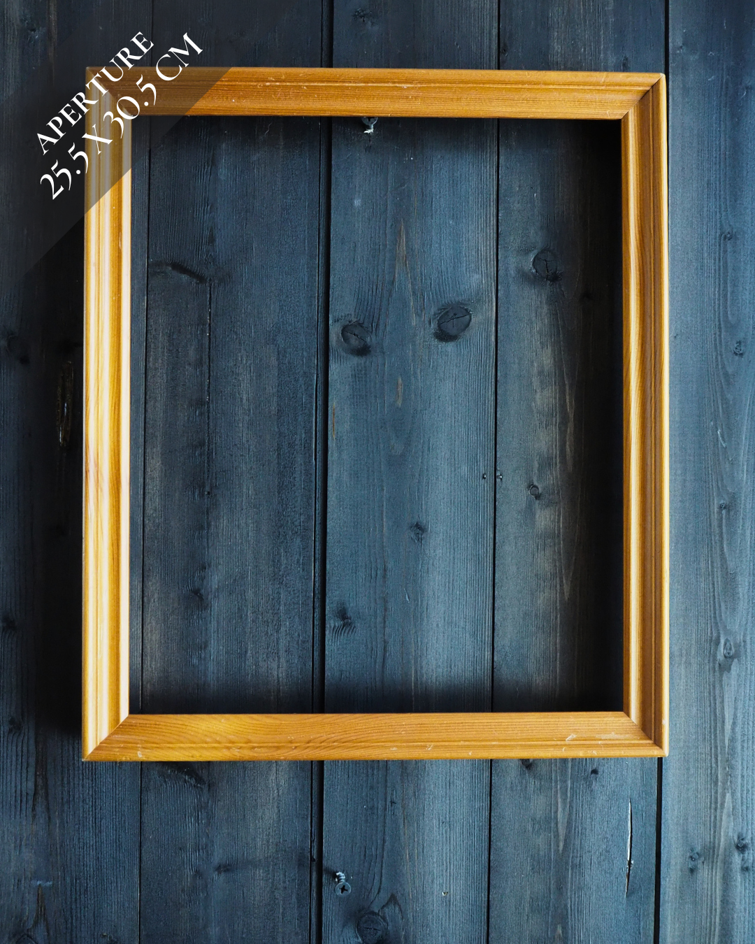 Vintage Mix of Wooden Frame Collection– Job lot ( 5 )- Rustic Wall Set