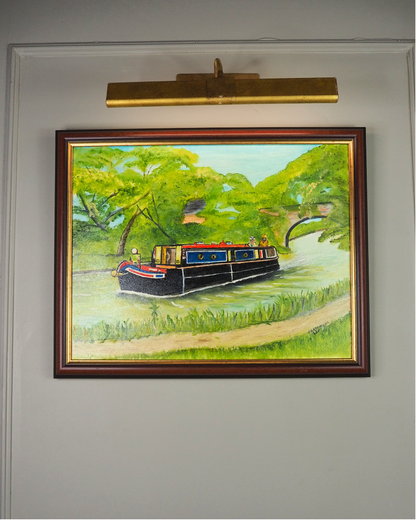 Moments on a Colourful Tide - Original Oil Painting by N.G. Reynolds