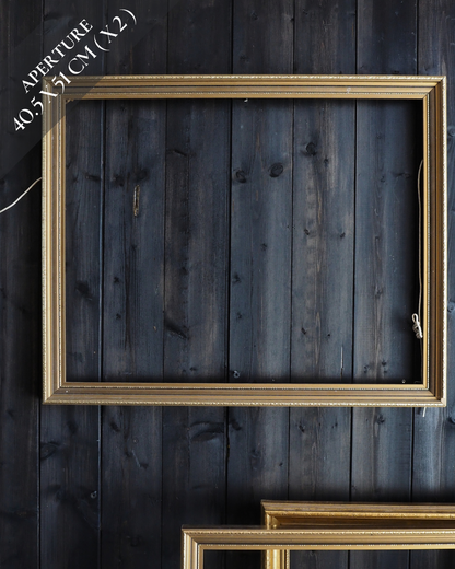 Vintage Mix of Gold Frame Collection– Job lot ( 4 )- Elegant Wall Set