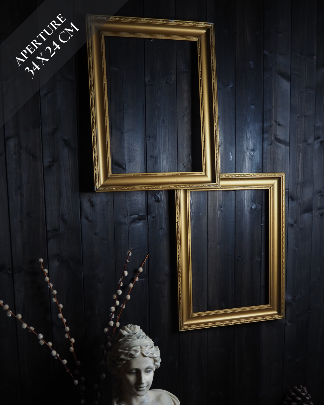 The Astoria - Antique Gold Gilt Frame Pair