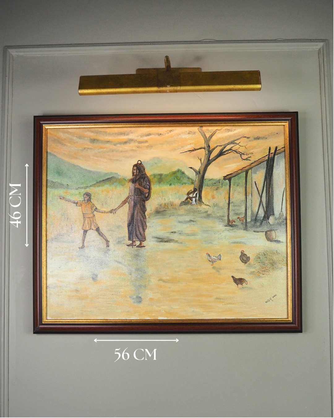 Guardians of the Fields - Original Oil Painting by N.G. Reynolds