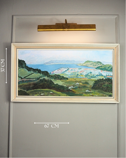 Vintage Original Oil Painting Impressionist - Colwyn bay by d.s Ankers