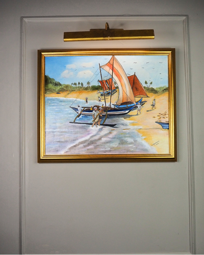 Setting Sails - Original Oil Painting by N.G. Reynolds