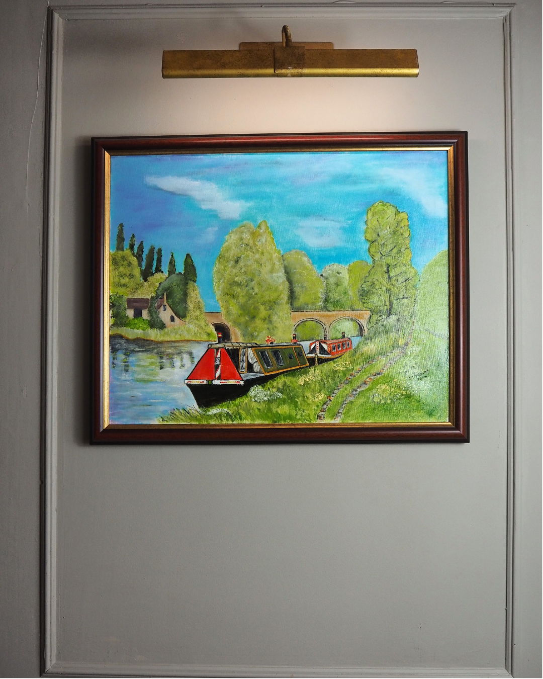 Canal Daydreams – Original Oil Painting by N.G. Reynolds