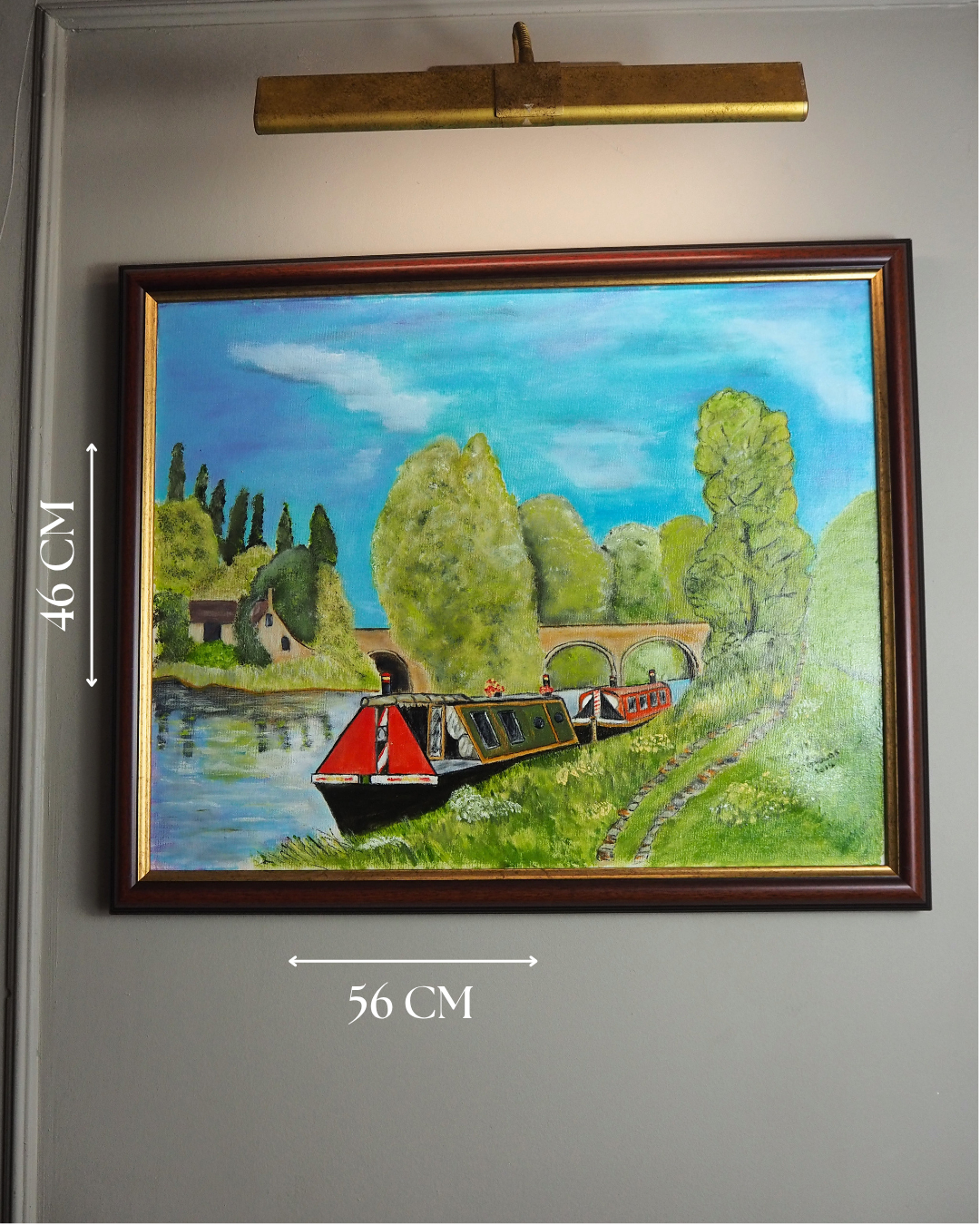 Canal Daydreams – Original Oil Painting by N.G. Reynolds