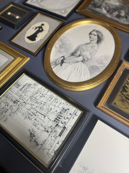 Noir Elegance Collection – Vintage Gallery Wall Set