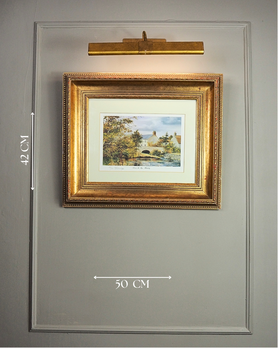 Bob Robert Richardson Signed Limited edition Print – “Across The Rye, Helmsley