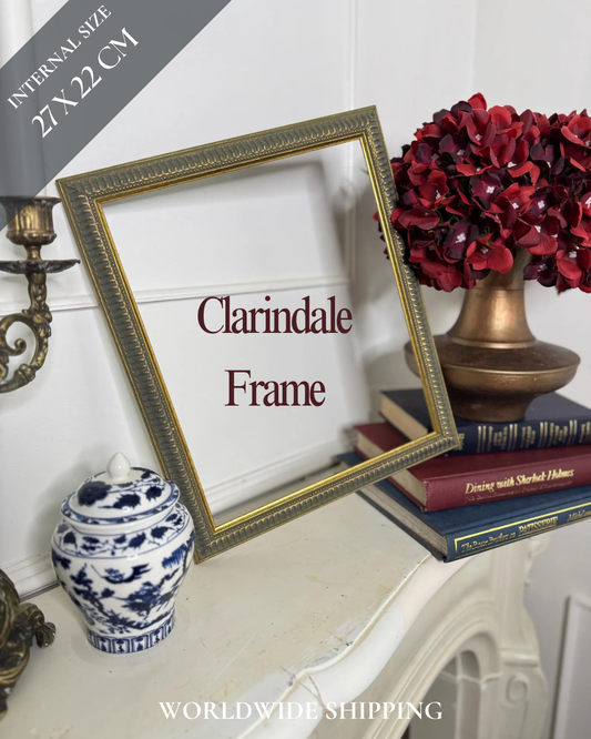 Vintage Blue & Gold French-Inspired Decorative Clarindale Frame