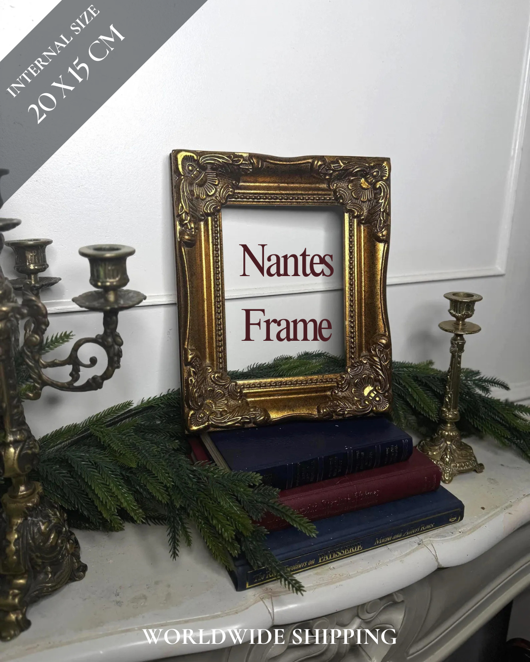 Ornate Small Vintage Sorelle Gilt Frame - Frame Nantes