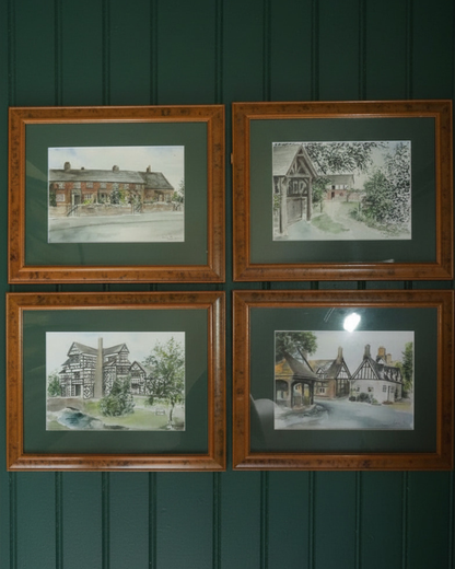Vintage Lynn Rhodes Gallery Wall Set - Framed Original Artwork Collection