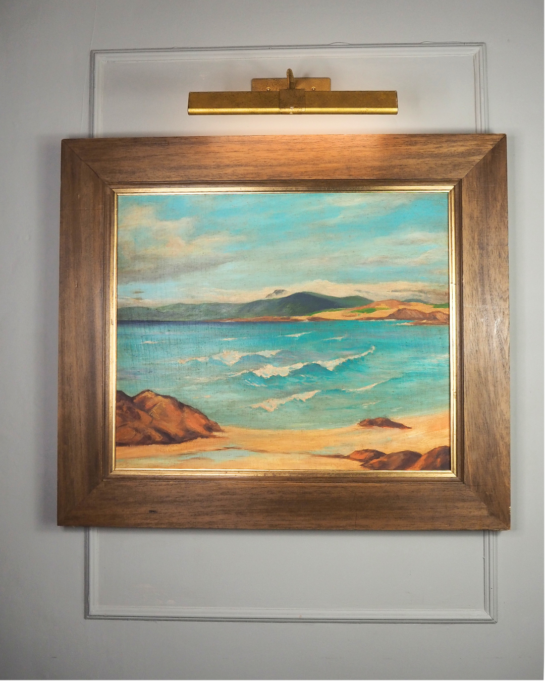 The Colour of the Tide -Original Nichol Wheatley Landscape Oil Painting