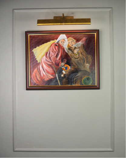 Pipes of the Past - Original Oil Painting by N.G. Reynolds