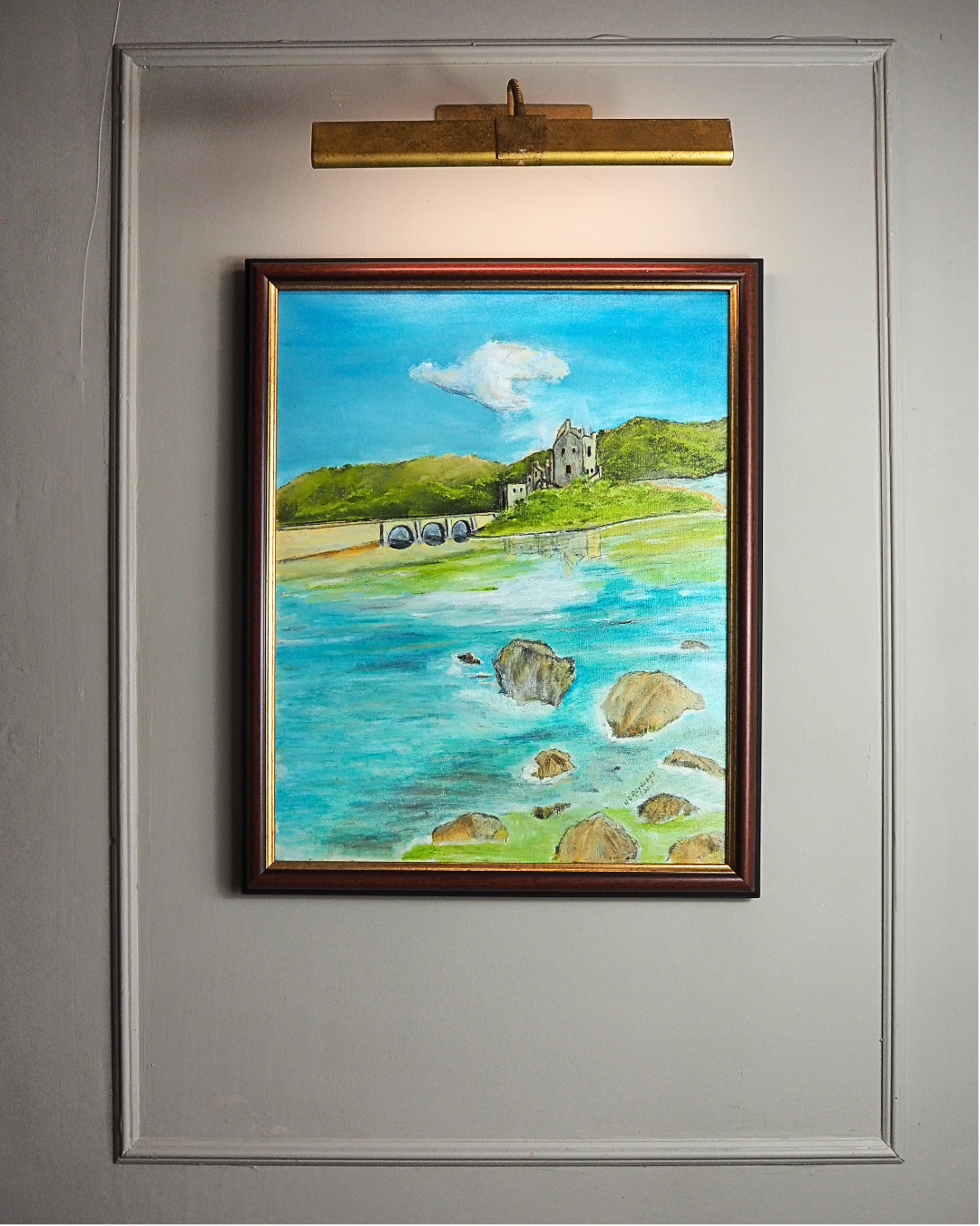 Lagoon Light- Original Oil Painting by N.G. Reynolds