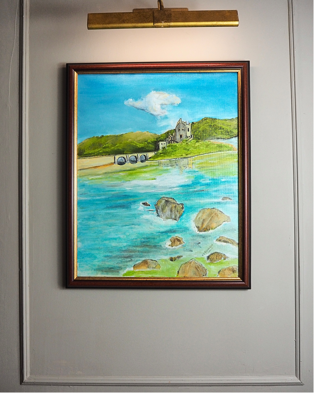 Lagoon Light- Original Oil Painting by N.G. Reynolds