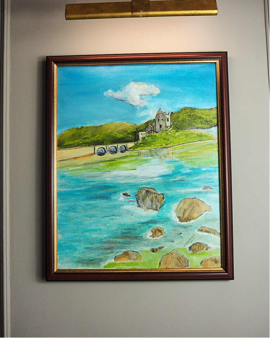 Lagoon Light- Original Oil Painting by N.G. Reynolds