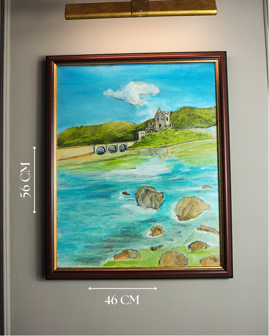 Lagoon Light- Original Oil Painting by N.G. Reynolds