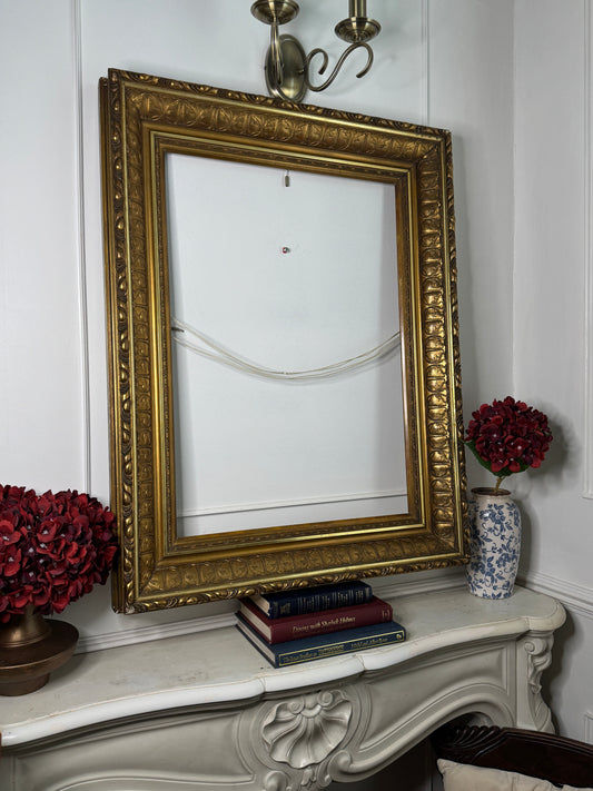 Extremely Heavy Gilt Frame Versailles Style