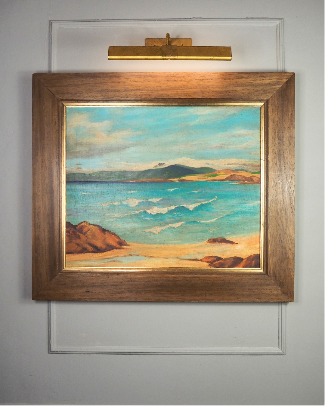 The Colour of the Tide -Original Nichol Wheatley Landscape Oil Painting