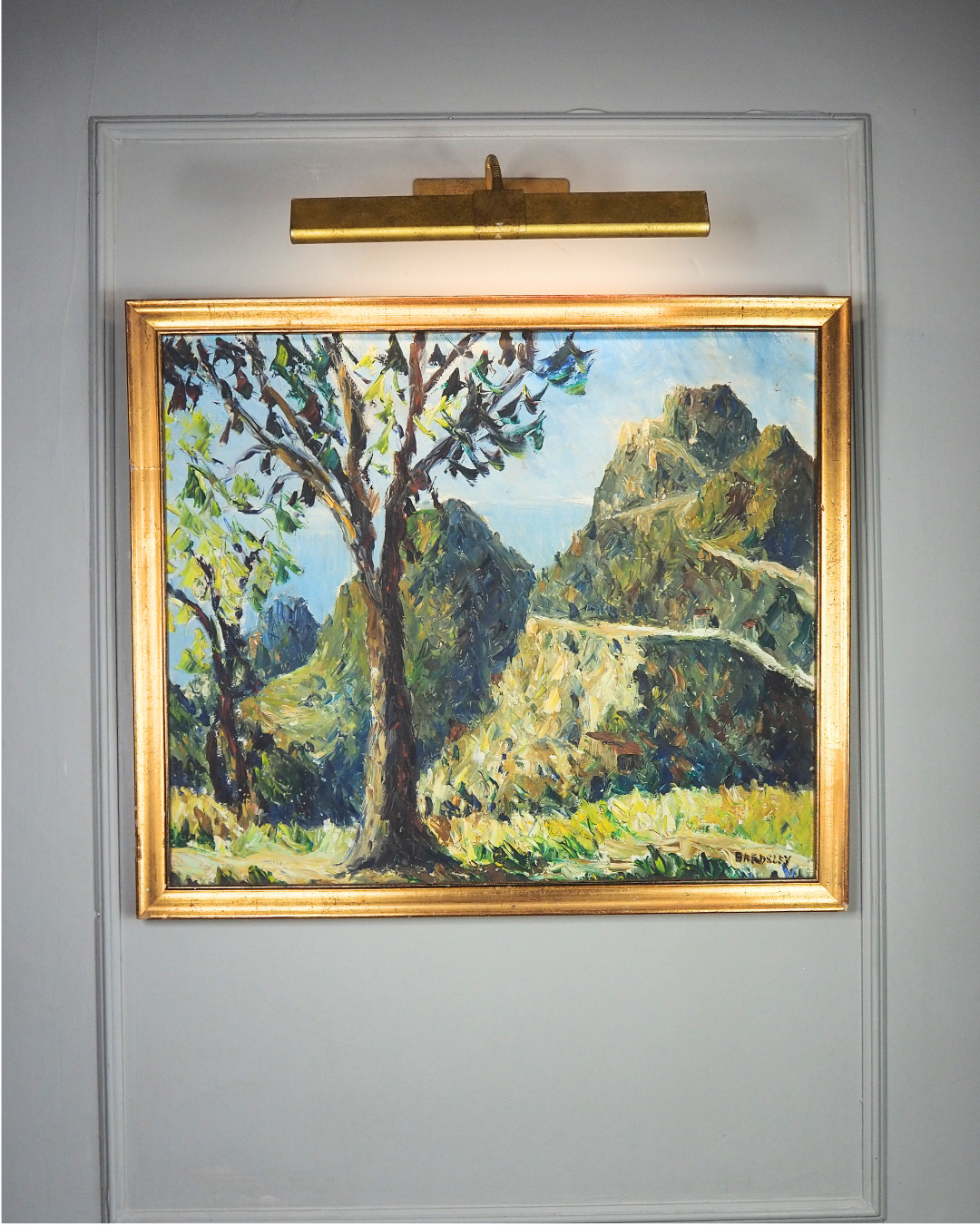 Mid Century Oil Painting by Cuthbert Bardsley | British Impressionist  Fine Art