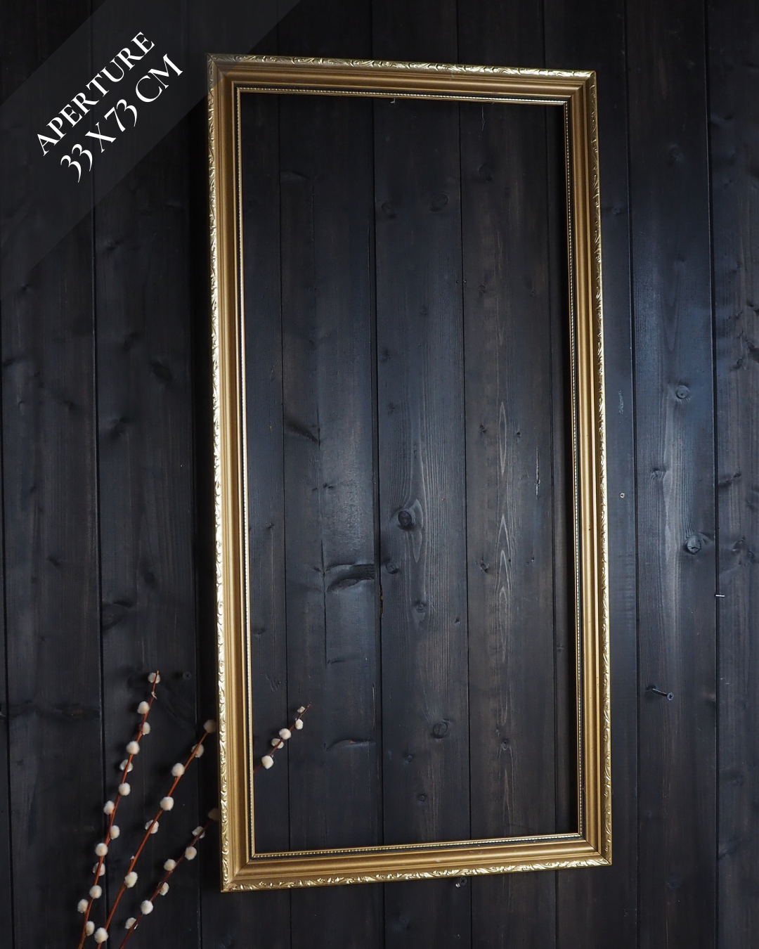 Vintage Gold & Rustic Wooden Large Frame Collection – Job Lot of 6