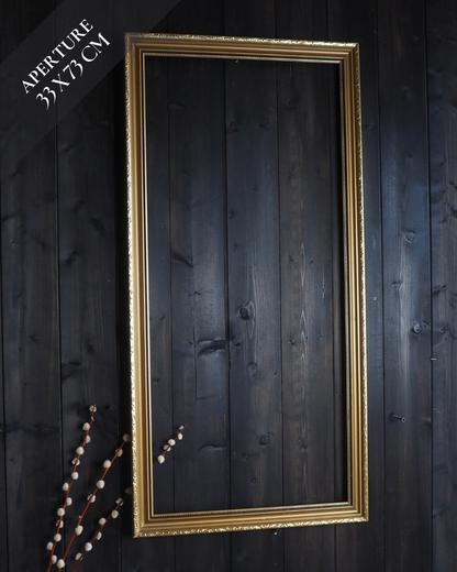 Vintage Gold & Rustic Wooden Large Frame Collection – Job Lot of 6
