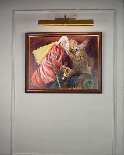 Pipes of the Past - Original Oil Painting by N.G. Reynolds