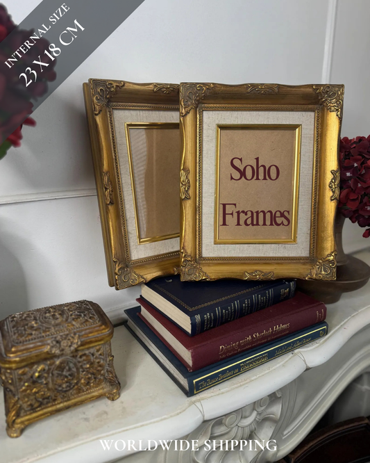 Vintage Ornate Gold Soho Frames