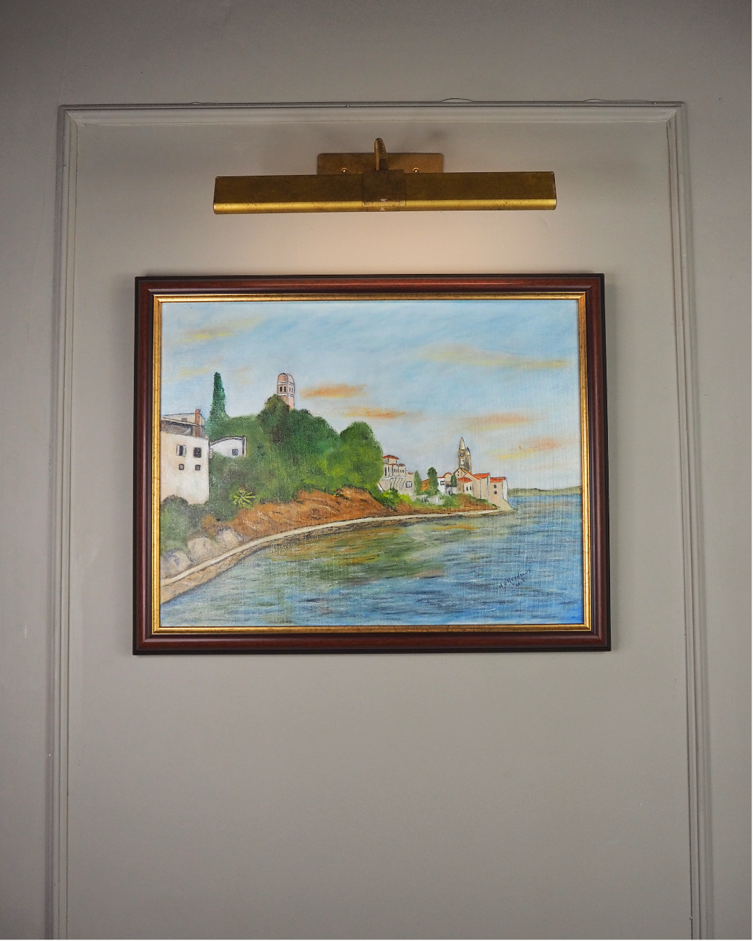 Seaside Escape- Original Oil Painting by N.G. Reynolds