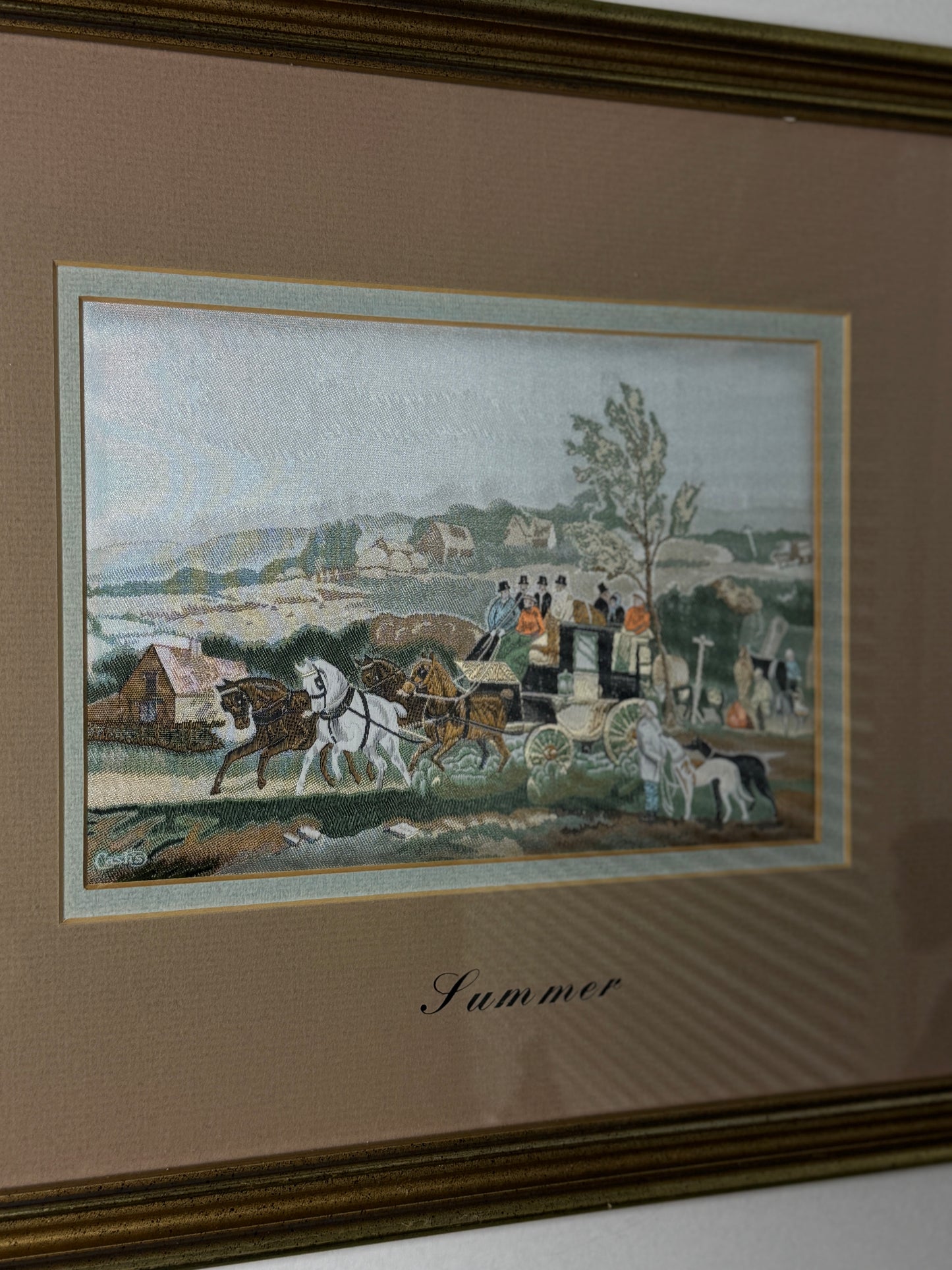 Spring & Summer” – Cash’s Limited Edition Silk Woven Picture Pair