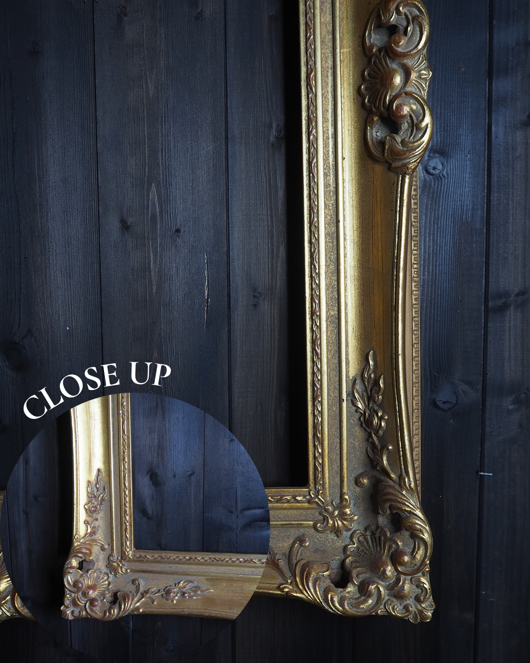 The Czech Royalty - Vintage Gold Chippendale Frame Collection C