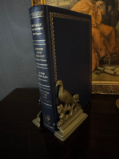 Vintage Brass Pheasant Bookend