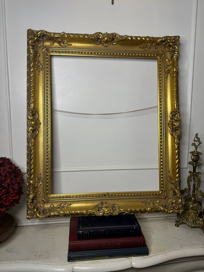 Czech Royalty – Vintage Gold Chippendale Gilt Frame