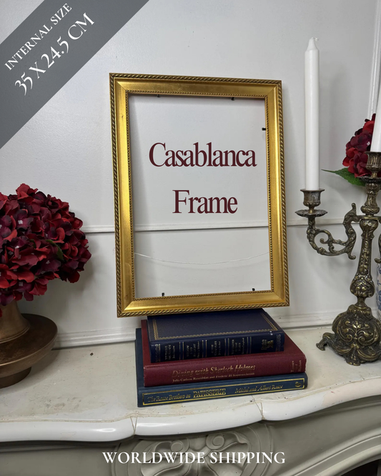 Vintage Gold Gilt Frame -Frame Casablanca