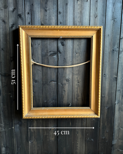 Vintage Ridge Edge Gold Gilt Vionne Frame