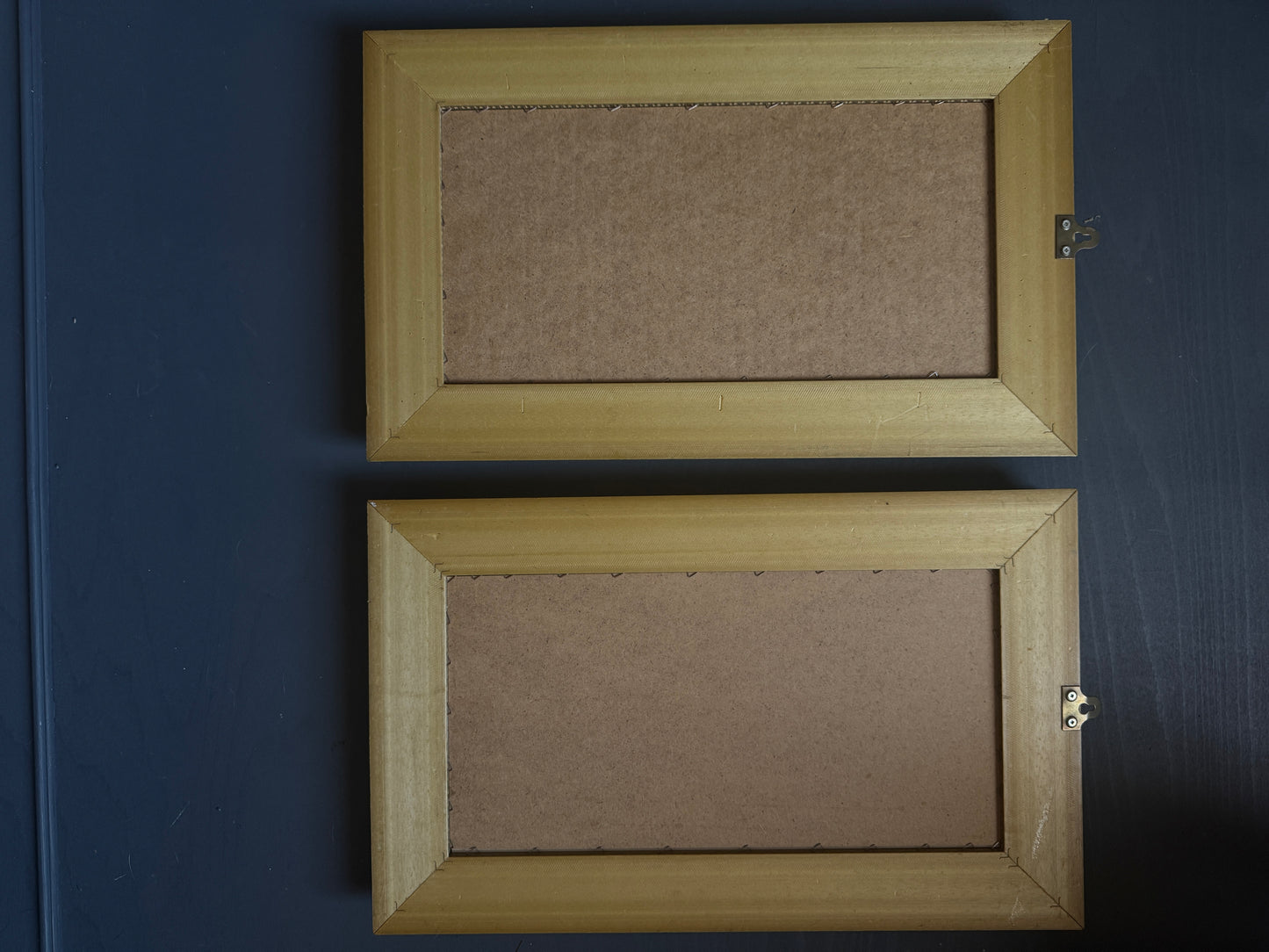 Vintage  Matching Gold Thick Gilt Frames - Matching Frame Set with Vintage Prints