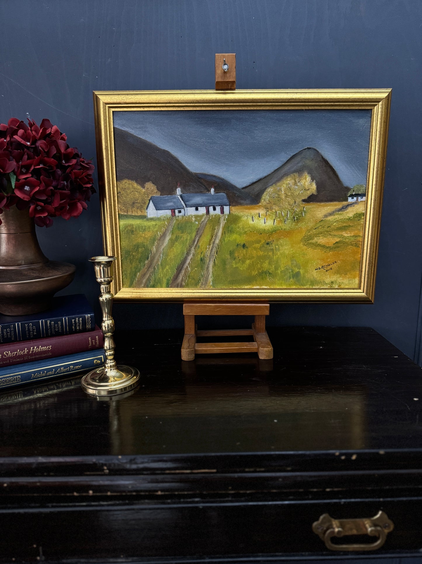 House of the Hollow Wind - Original Oil Painting by N.G. Reynolds