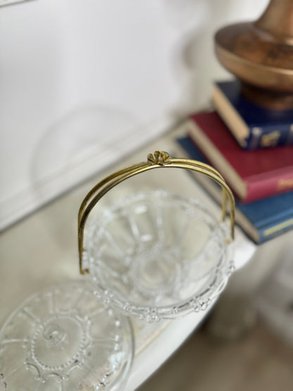 Antique Glass Jewellery Box and Decorative Trinket Storage for Keepsakes