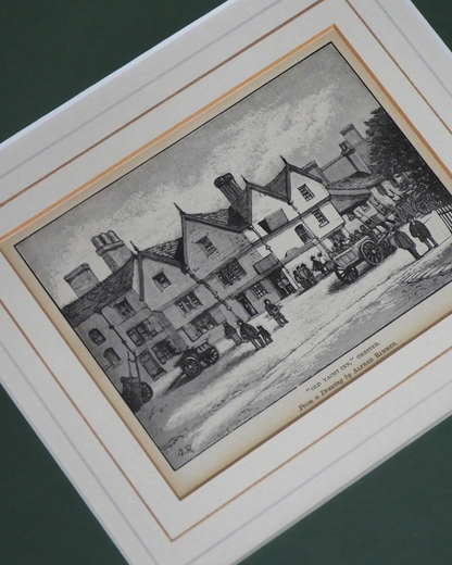 Alfred Rimmer Engravings Framed Oak Prints, Cheshire & Chester Antique Landscape Gallery Wall Set