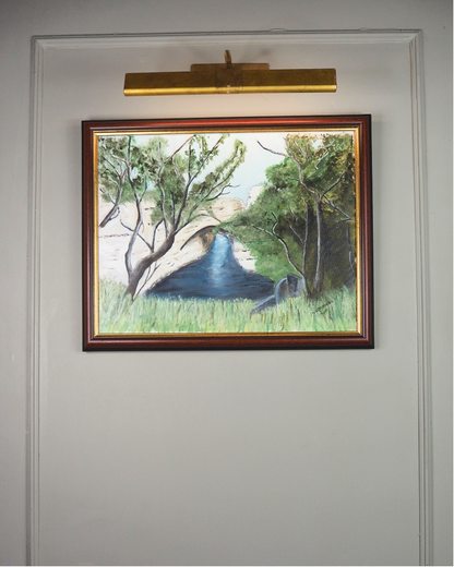 Midnight Crossing - Original Oil Painting by N.G. Reynolds