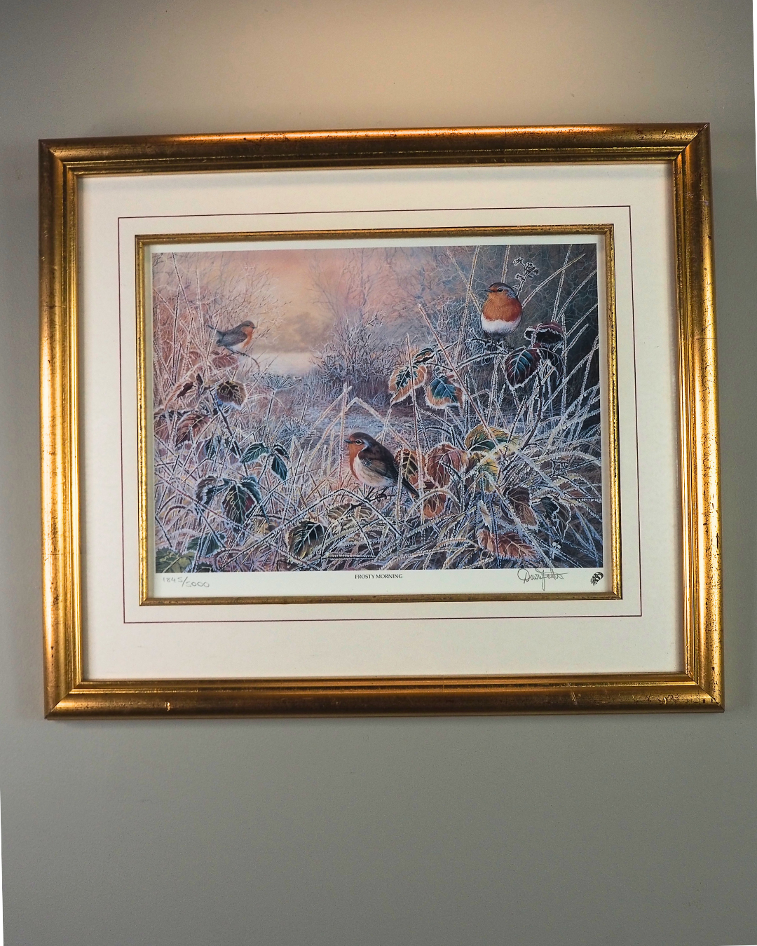 David Feather “Frosty Morning” Vintage Limited Edition Print