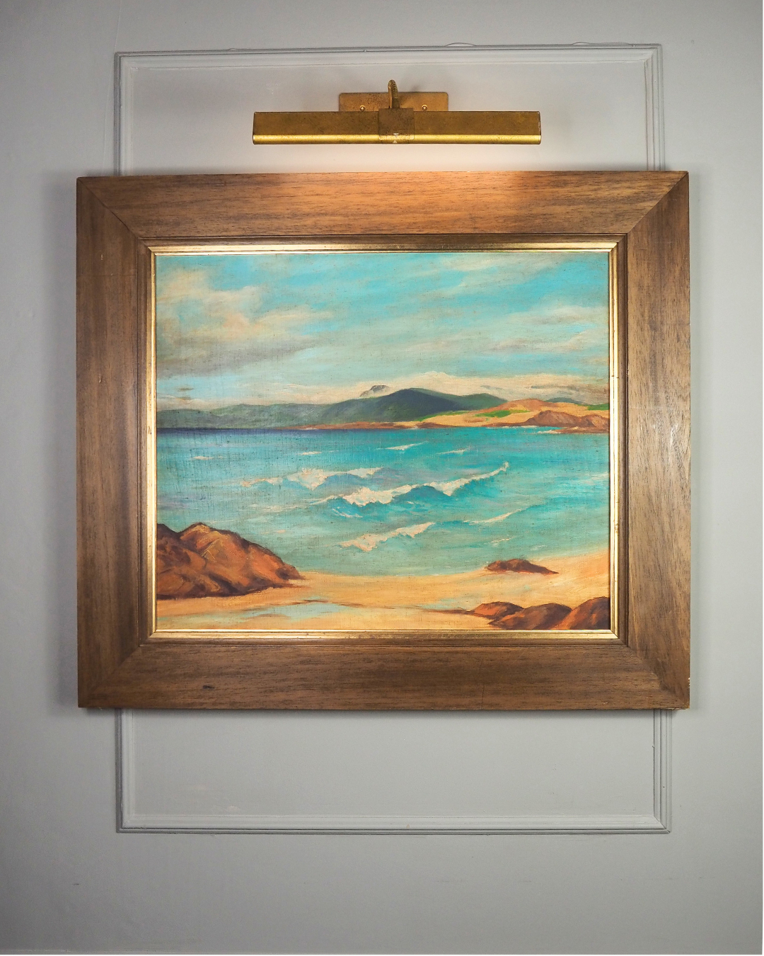 The Colour of the Tide -Original Nichol Wheatley Landscape Oil Painting