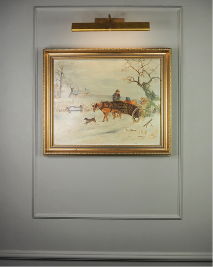 After a Hard Day – Original Oil Painting by N.G. Reynolds (1981)