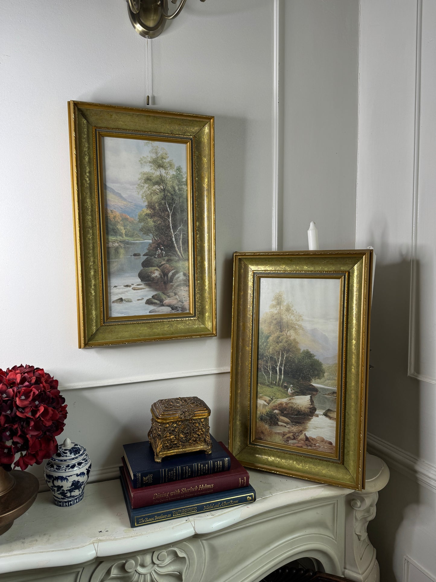 Grace in Green & Gold-Vintage-Inspired Resin Set