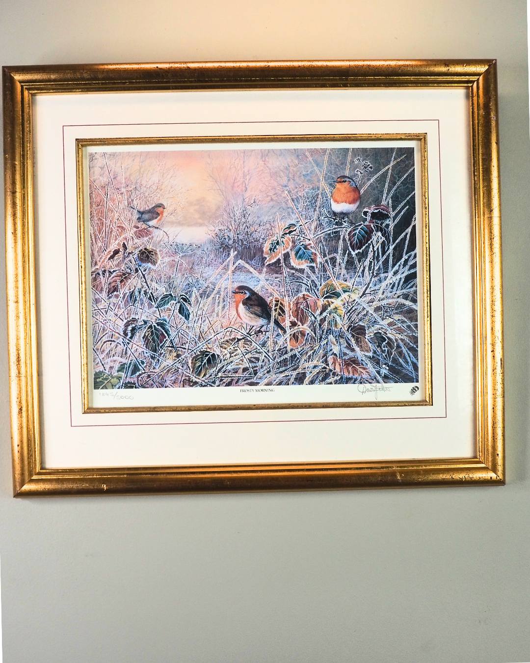 David Feather “Frosty Morning” Vintage Limited Edition Print