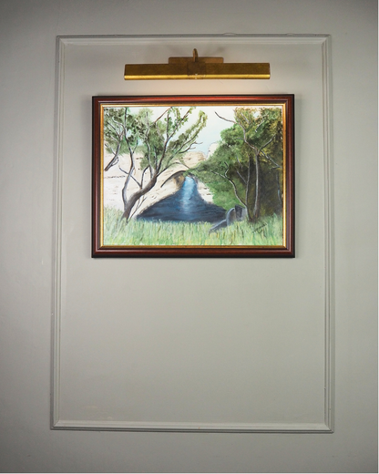 Midnight Crossing - Original Oil Painting by N.G. Reynolds